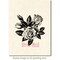 Deep Red Stamps Rose Blooms Rubber Cling Stamp 3.1 x 3.1 inches